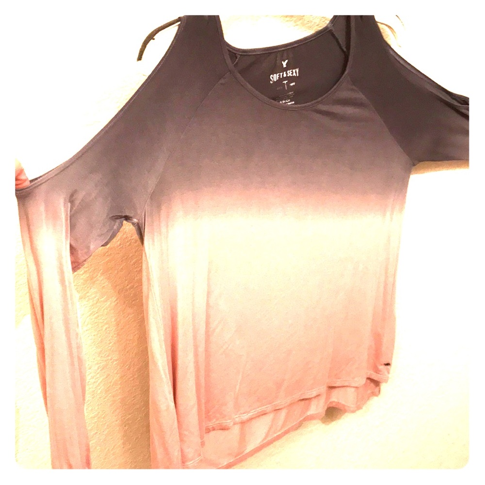 Ombré Shoulderless Top